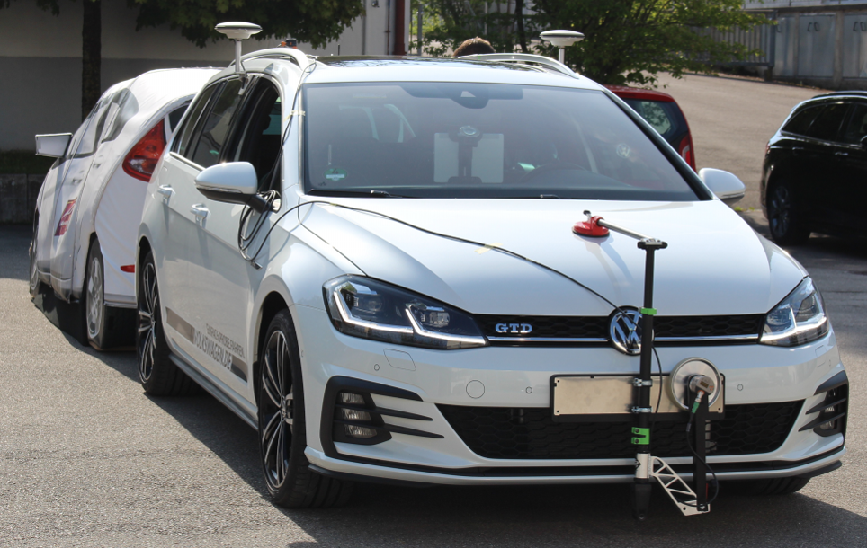 Außenversuch Rückwärtsfahrt R-AEB